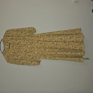 Yellow floral dress never use